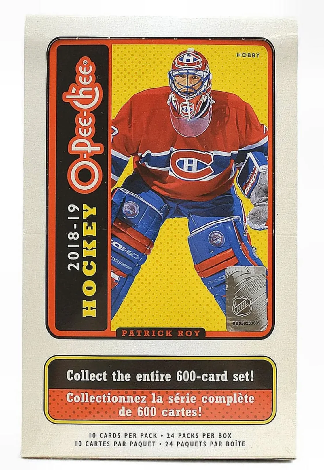 2018-19 O-PEE-CHEE Hobby Hockey Cards - Box/24 Packs