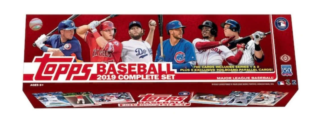 2019 Topps MLB Baseball Complete Hobby Factory Set Sealed RED