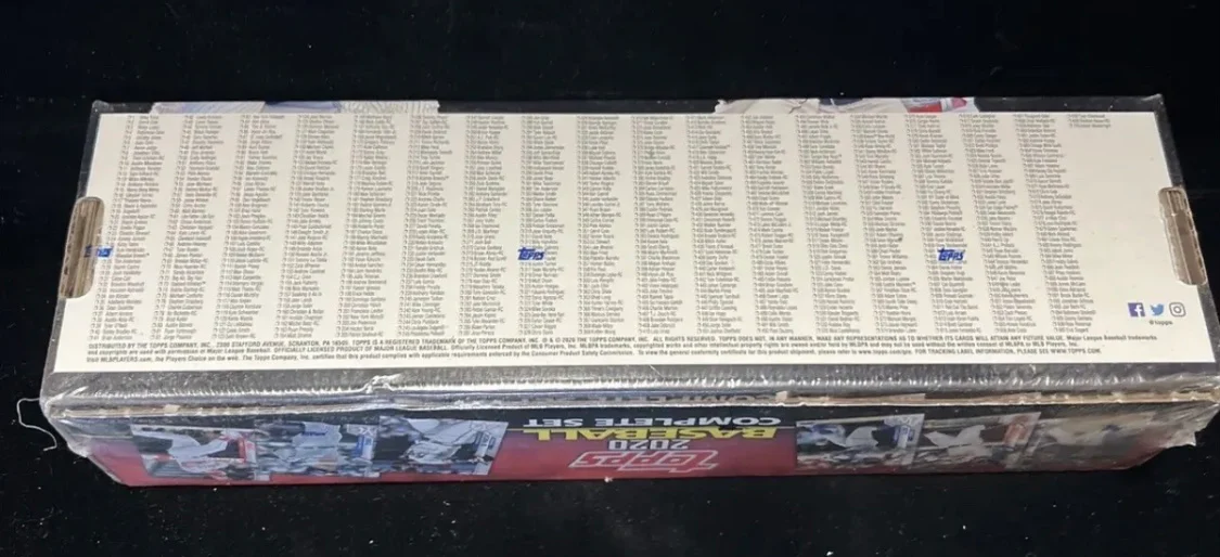 2020 Topps MLB Baseball Complete Hobby Factory Set Sealed RED - Image 3