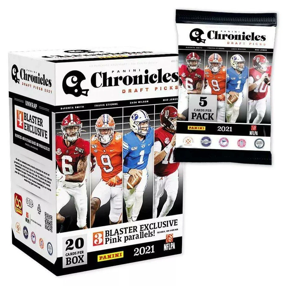 2021 Panini Chronicles Football Draft Picks Blaster Box