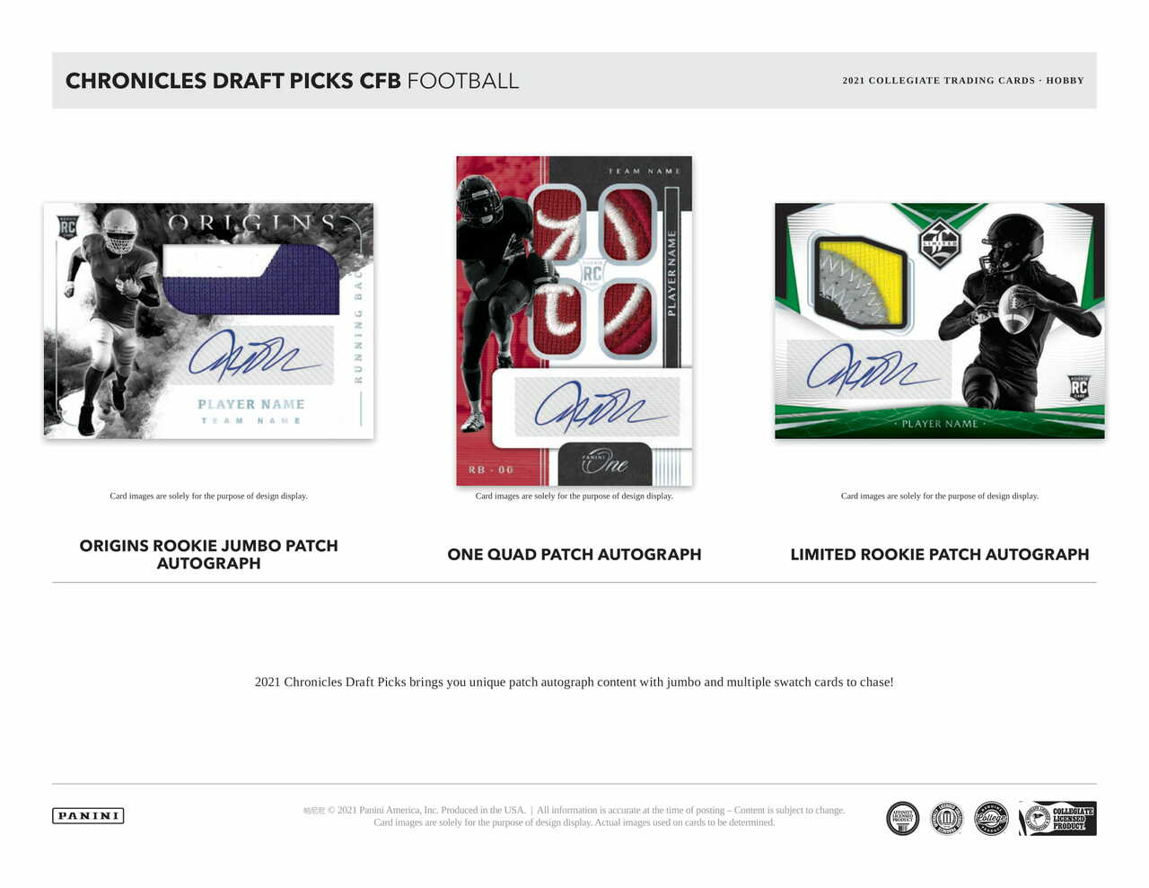 2021 Panini Chronicles Football Draft Picks Blaster Box - Image 3
