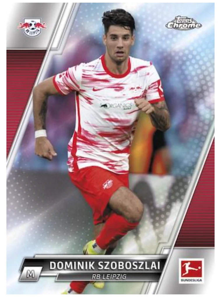 2021-22 Topps Chrome Bundesliga Soccer - 4 Card Pack from Hobby Box - Image 2