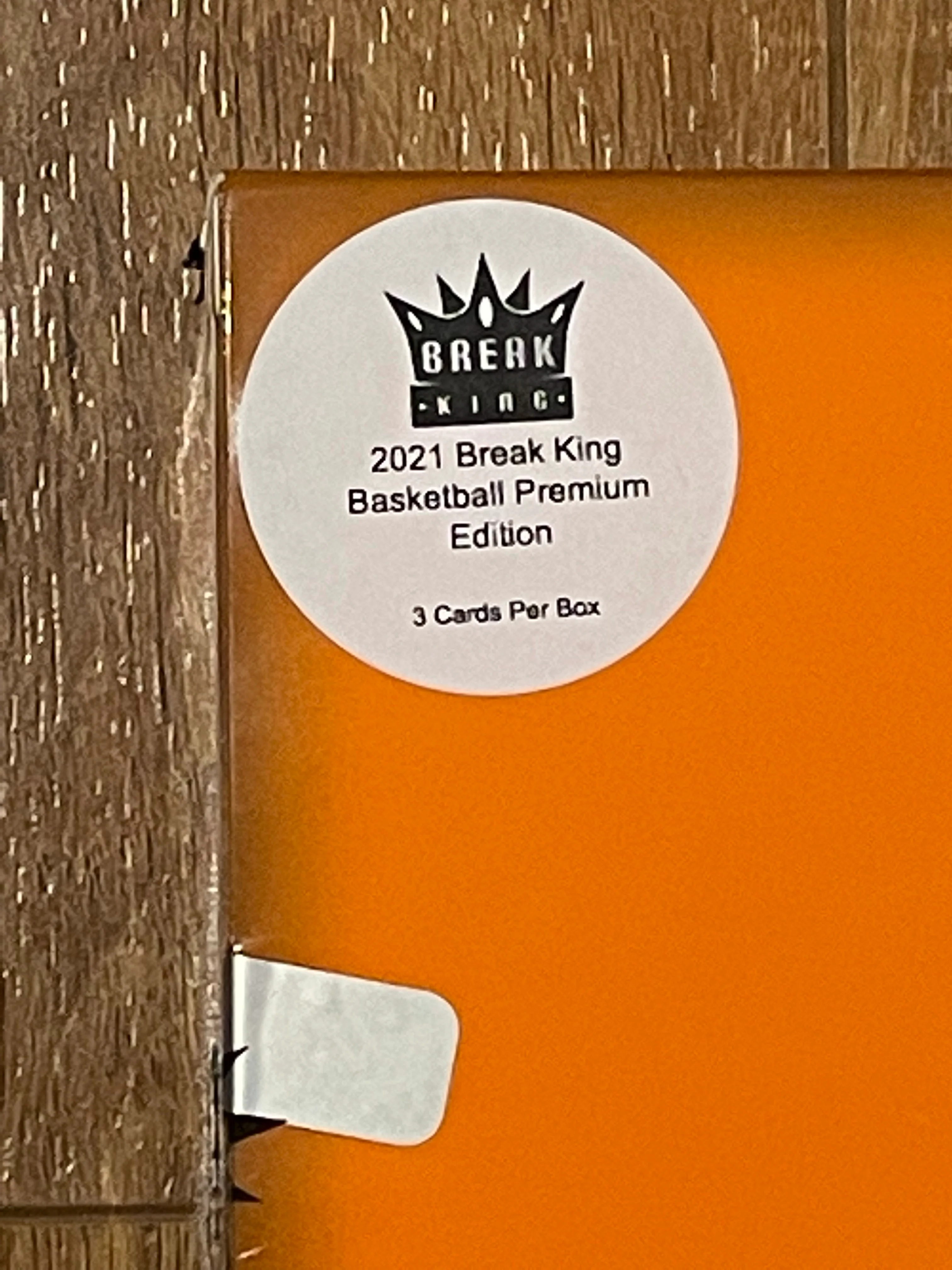 2021 Break Kings Basketball Premium Edition Box - 3 Cards Per box - Image 2