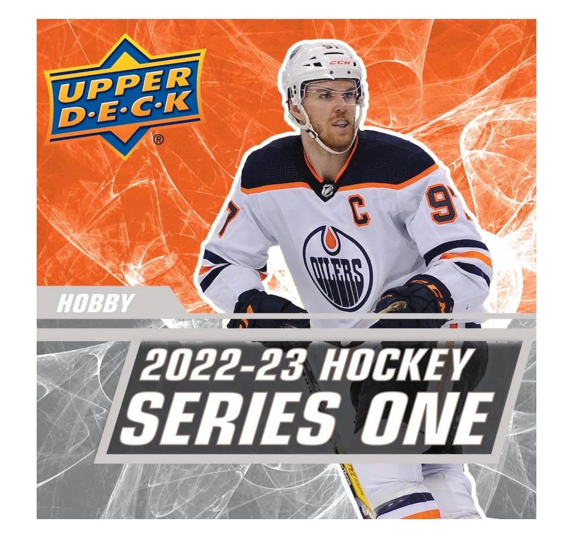2022-23 Upper Deck Series 1 Hockey Hobby Box - Image 2