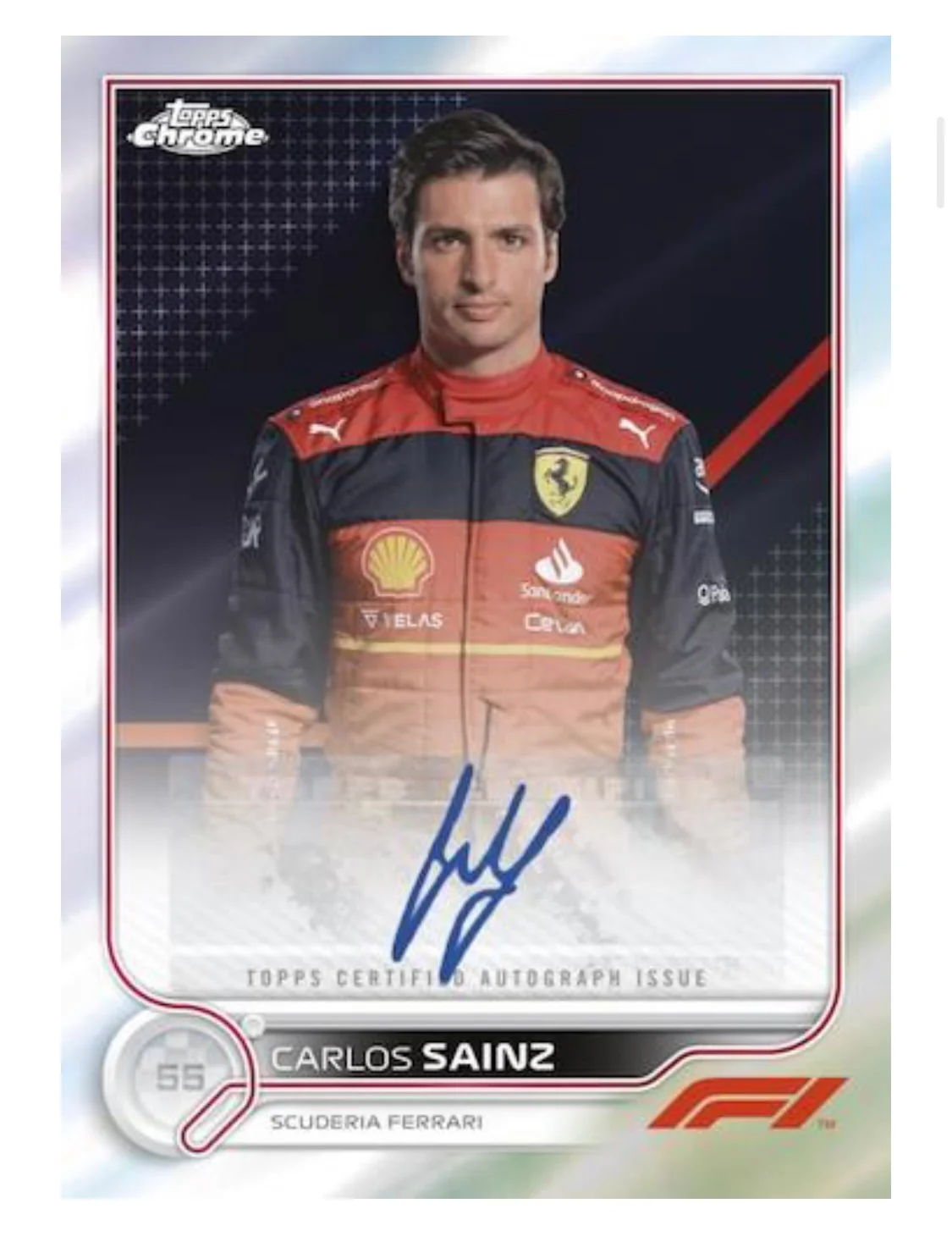 2022 Topps Chrome Formula 1 Hobby Cards - 1 Box /18 Packs - Image 4