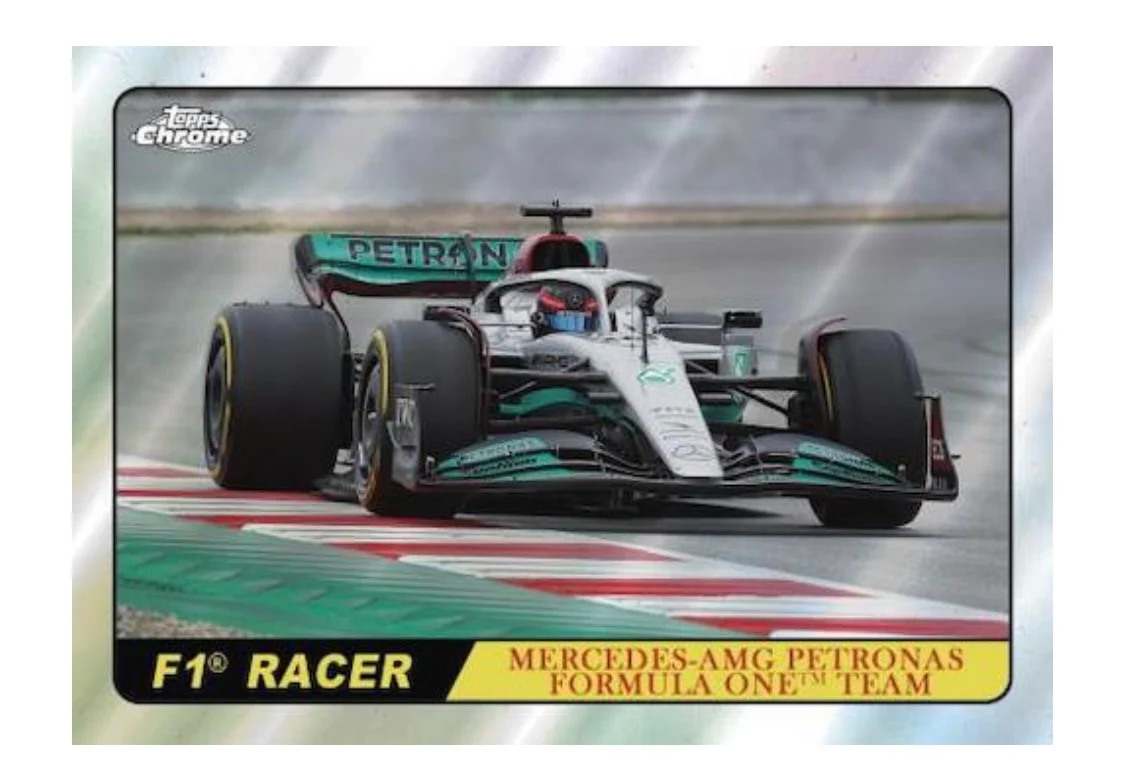 2022 Topps Chrome Formula 1 Hobby Cards - 1 Box /18 Packs - Image 5