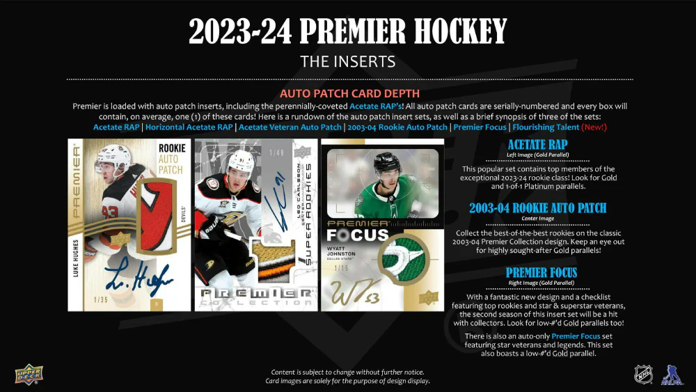 2023-24 Premier Upper Deck Hockey Cards Hobby Box - Image 4