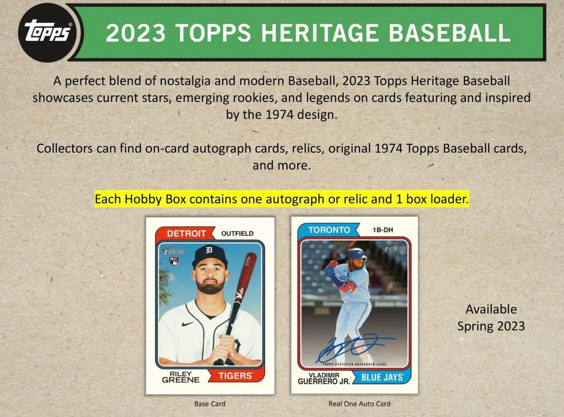2023 Topps Heritage - Hobby Box - Image 4