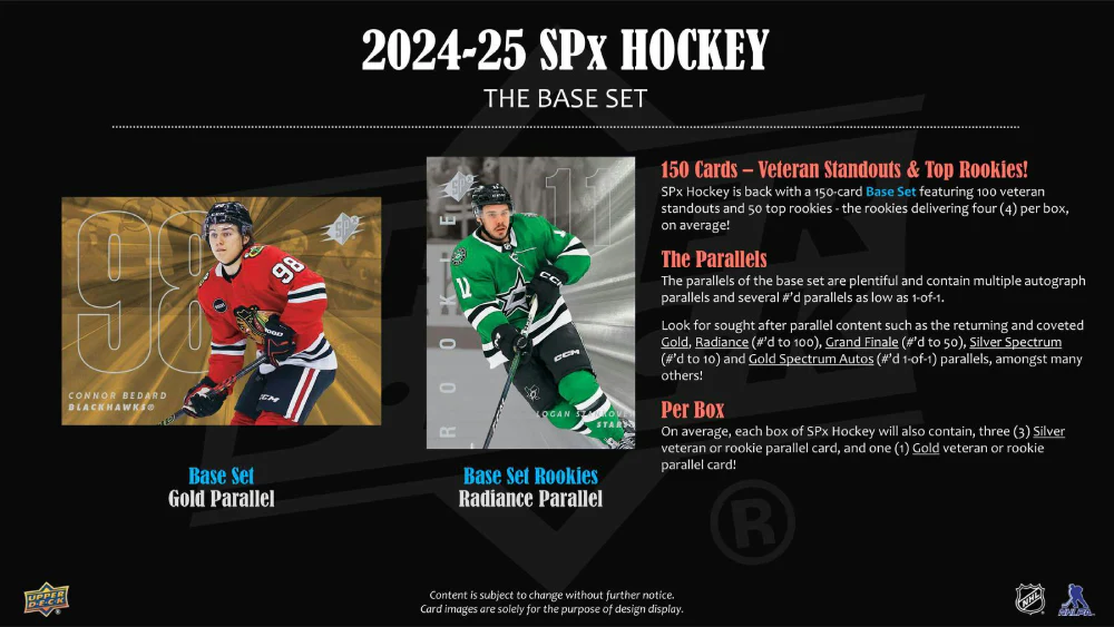 2024-25 Upper Deck SPx Hockey Cards Hobby Box - Image 2