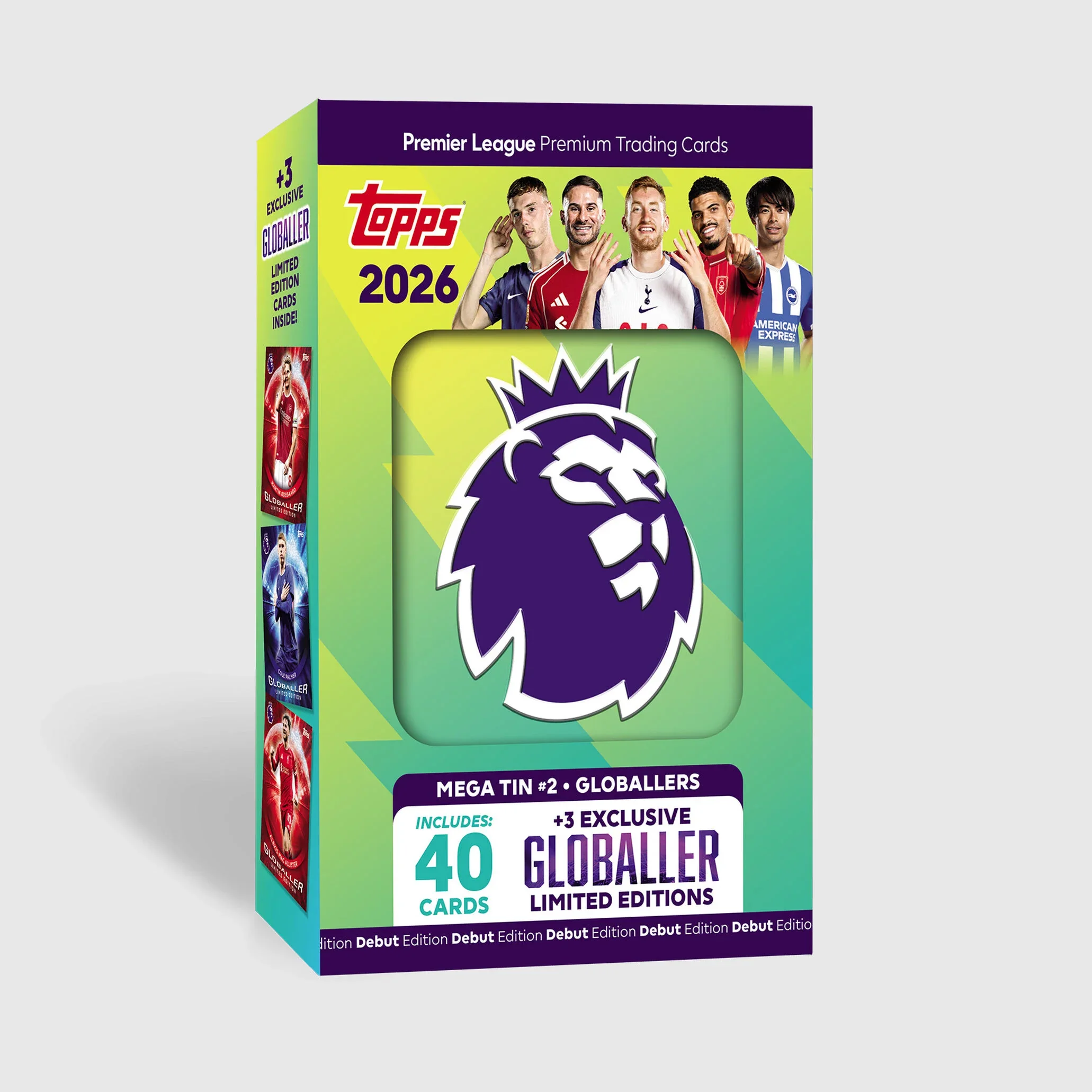 2026 TOPPS Premier League Premium Trading Cards Mega Tin # 1,2,3 - Image 2