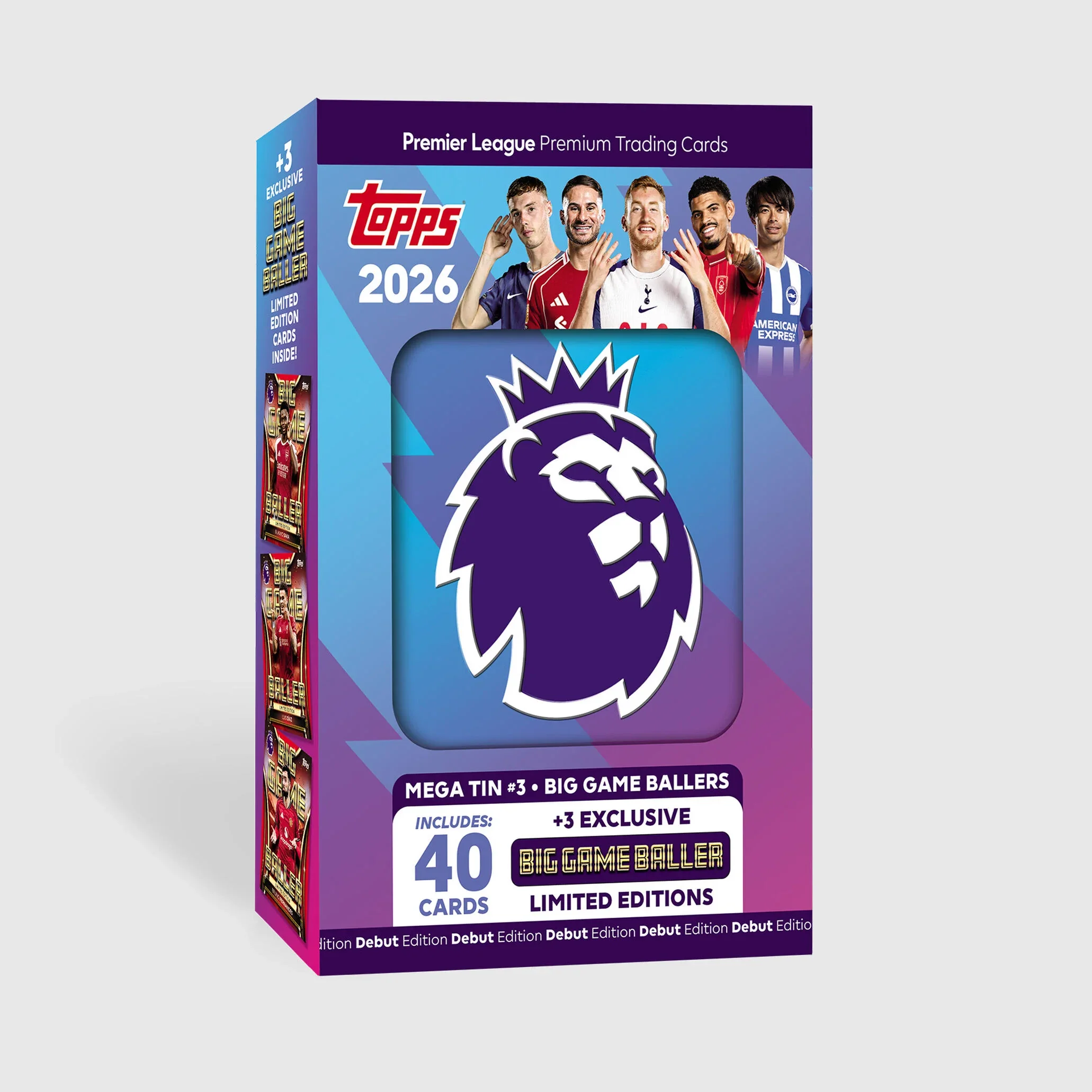 2026 TOPPS Premier League Premium Trading Cards Mega Tin # 1,2,3 - Image 3
