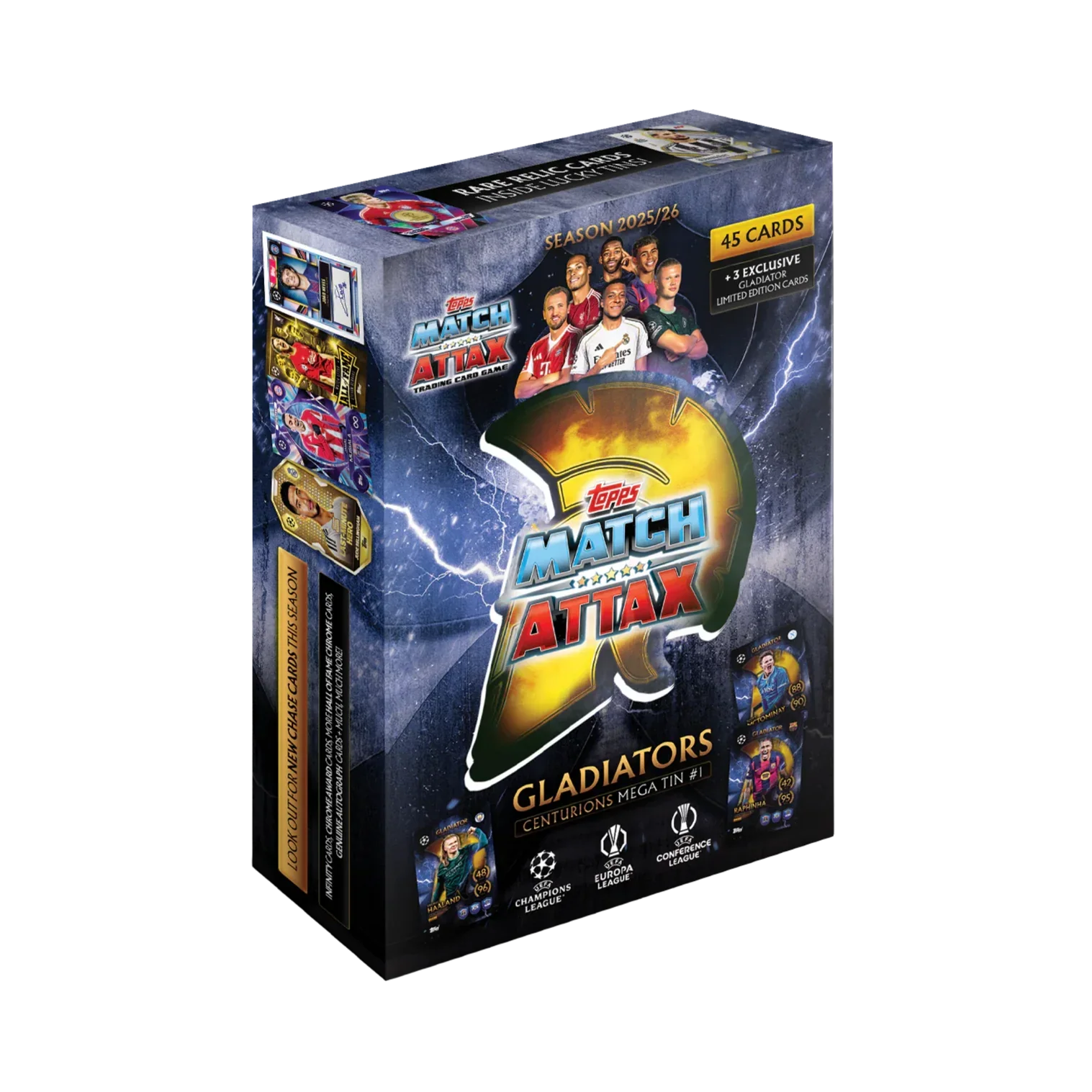 25/26 TOPPS Match Attax Trading Card Game Mega Tin # 1,2,3,4