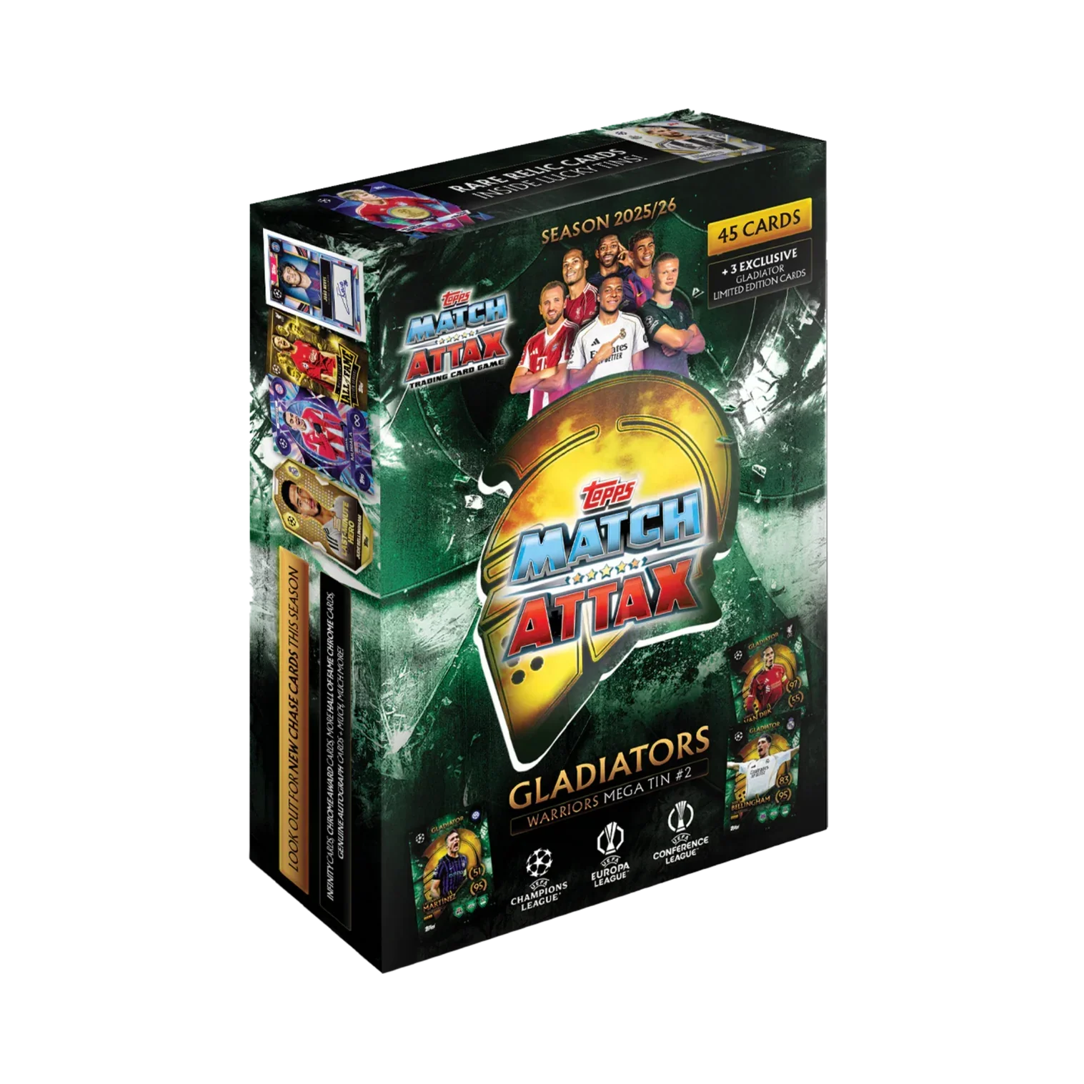 25/26 TOPPS Match Attax Trading Card Game Mega Tin # 1,2,3,4 - Image 2