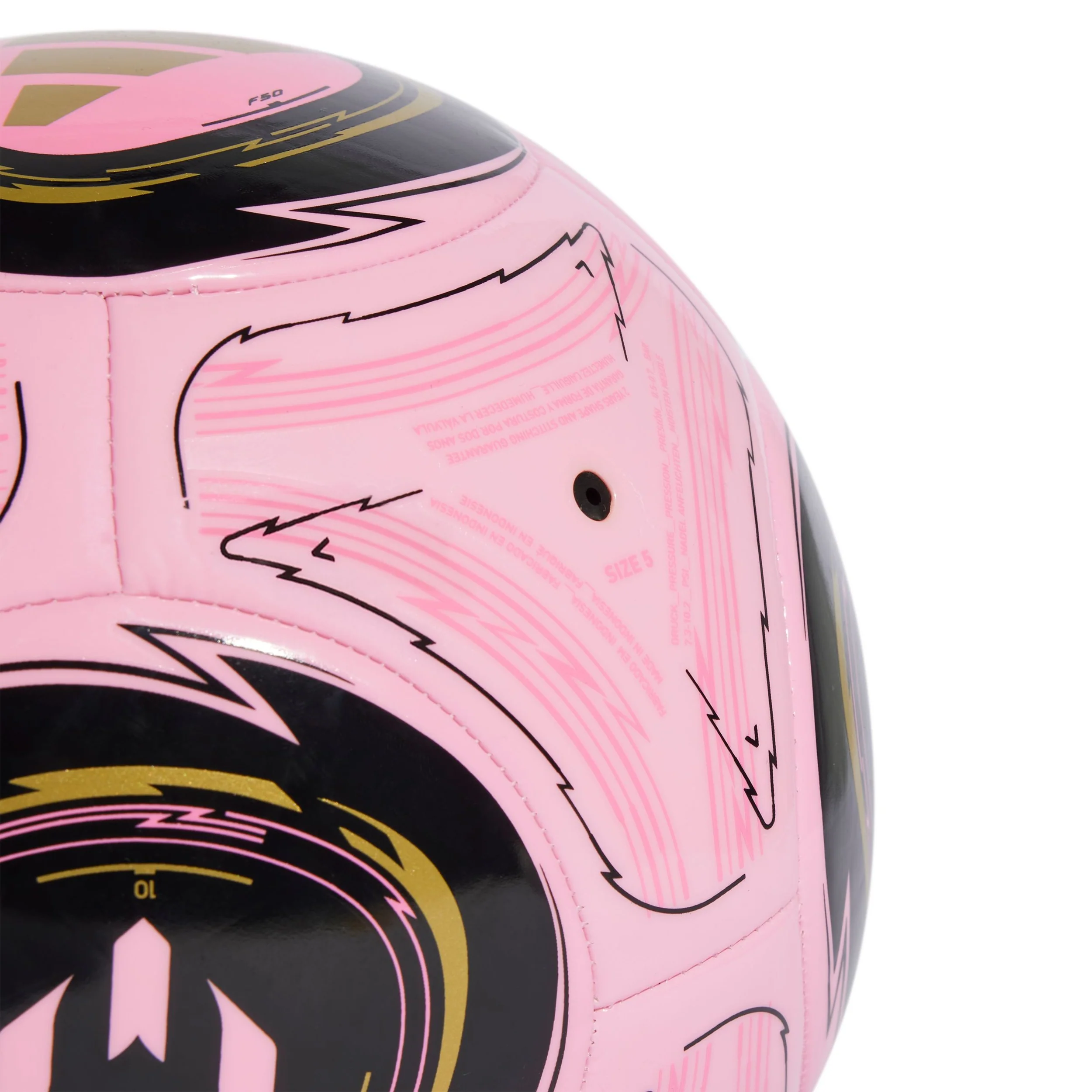Adidas F50 Messi Pink 2025 Senoir Soccer Ball - Size 5 - Image 3