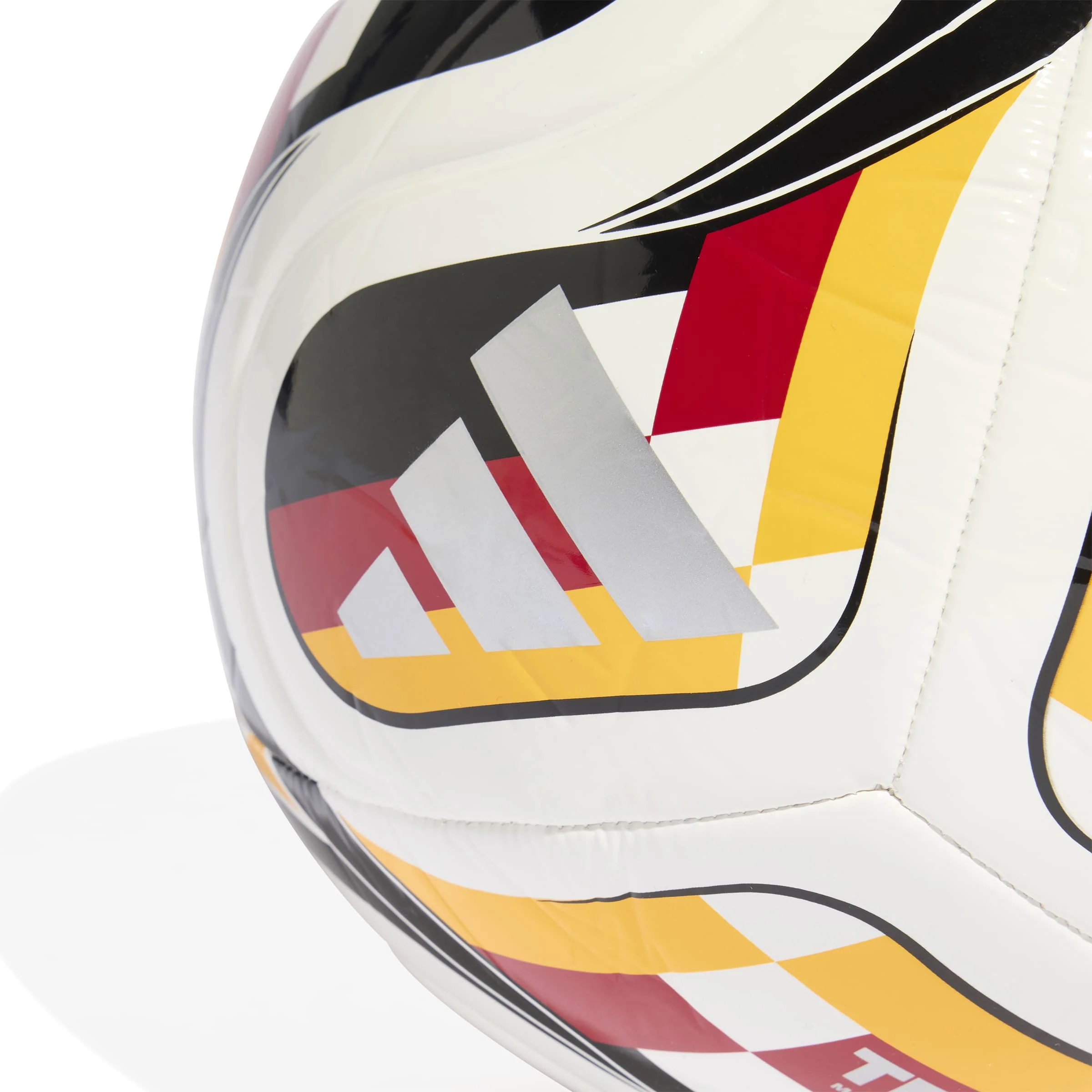Germany DFB Adidas Trionda Home Club Ball – (White / Team Power Red 2 / Collegiate Gold / Black) - Size 5 - Image 4
