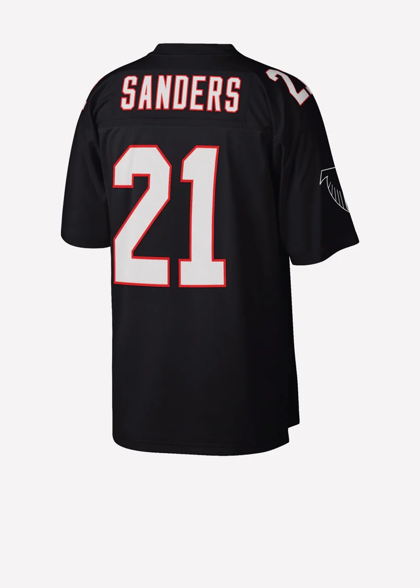 Atlanta Falcons Deion Sanders Mitchell & Ness Retired Legacy Black Jersey
