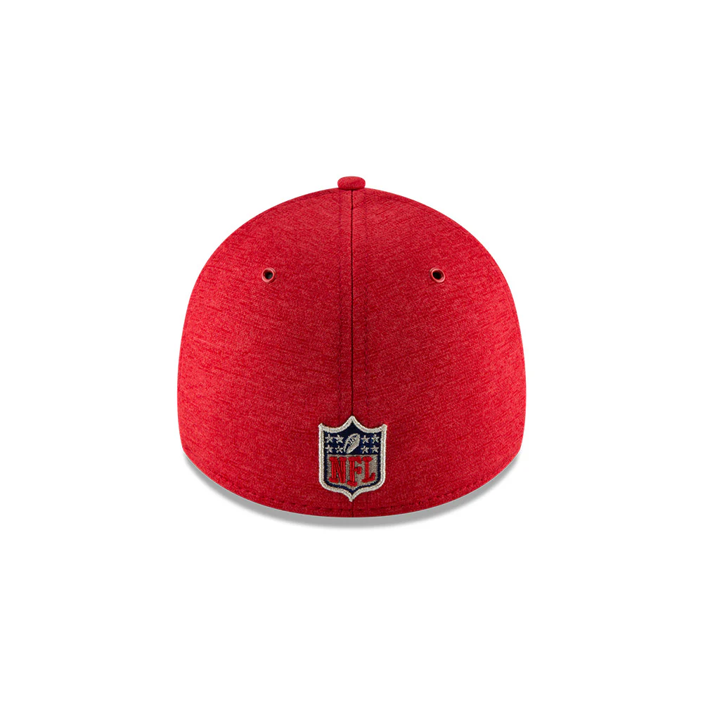Atlanta Falcons New Era 2018 Historic Logo On Field Sideline Home 39Thirty Flex Fit Hat - Image 3