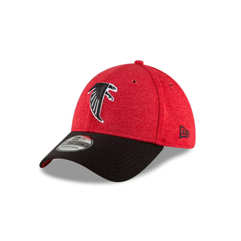 Atlanta Falcons New Era 2018 Historic Logo On Field Sideline Home 39Thirty Flex Fit Hat - Image 6