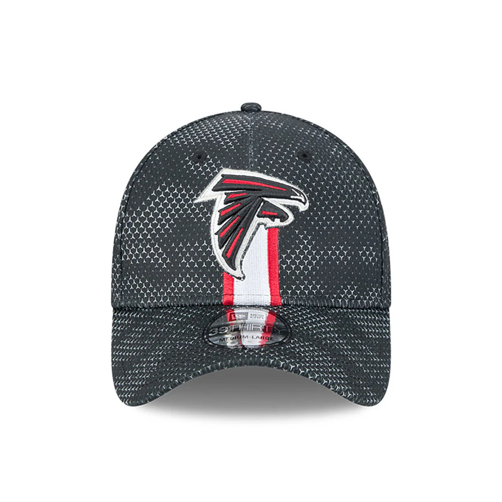 Atlanta Falcons NFL 2024 Sideline New Era 39 Thirty Flex Hat - Black / Red - Image 2