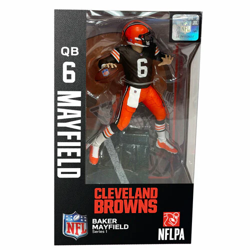 Baker Mayfield #6 Cleveland Browns NFL Series 1 Import Dragon 6" Figure - Image 2