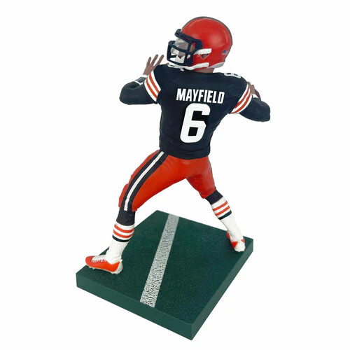 Baker Mayfield #6 Cleveland Browns NFL Series 1 Import Dragon 6" Figure - Image 3