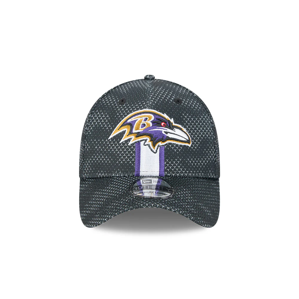 Baltimore Ravens NFL 2024 Sideline New Era 39 Thirty Flex Hat - Black - Image 7