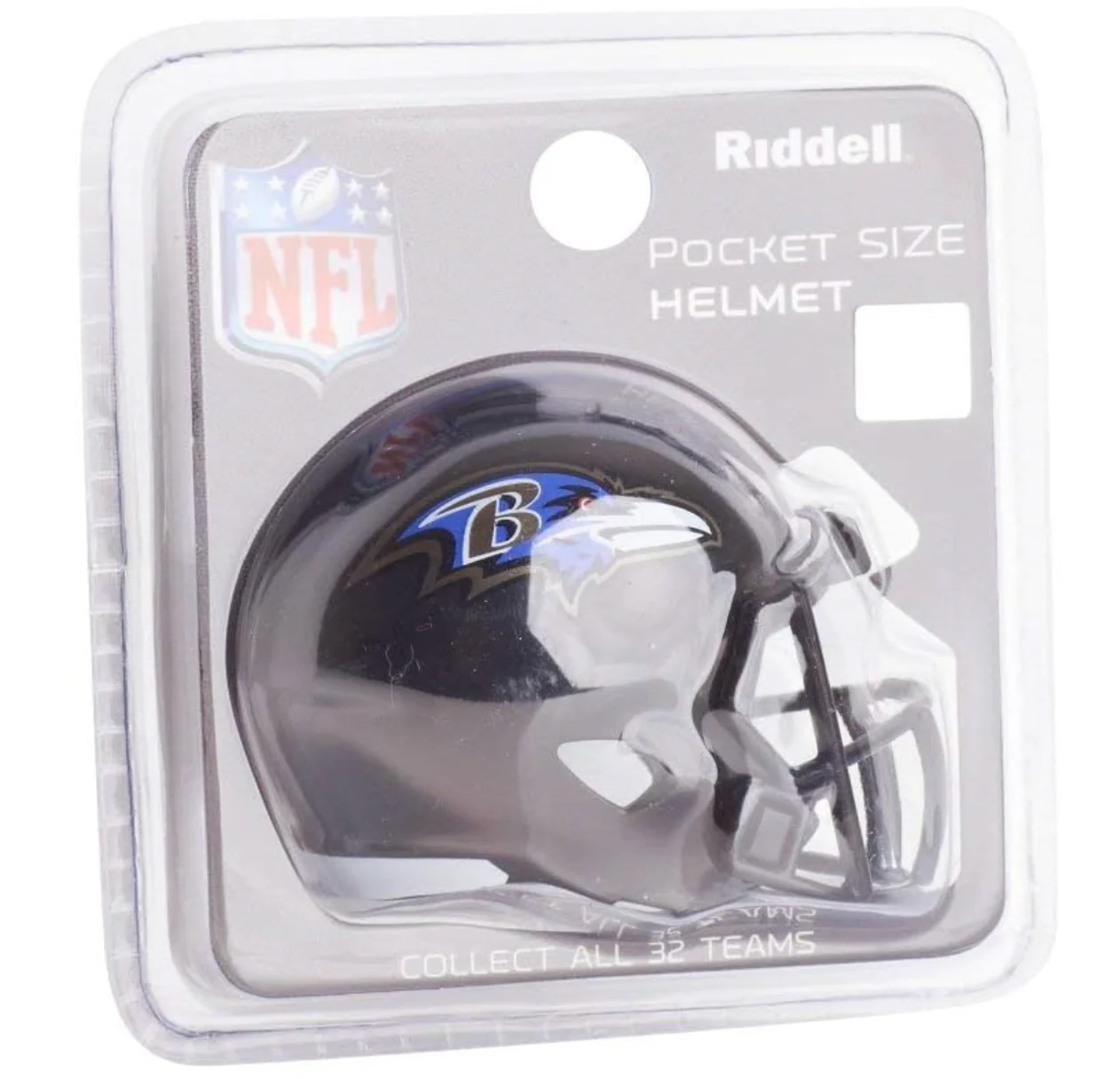 Baltimore Ravens NFL Riddell Speed Pocket PRO Micro/Pocket-Size/Mini Football Helmet - Image 3