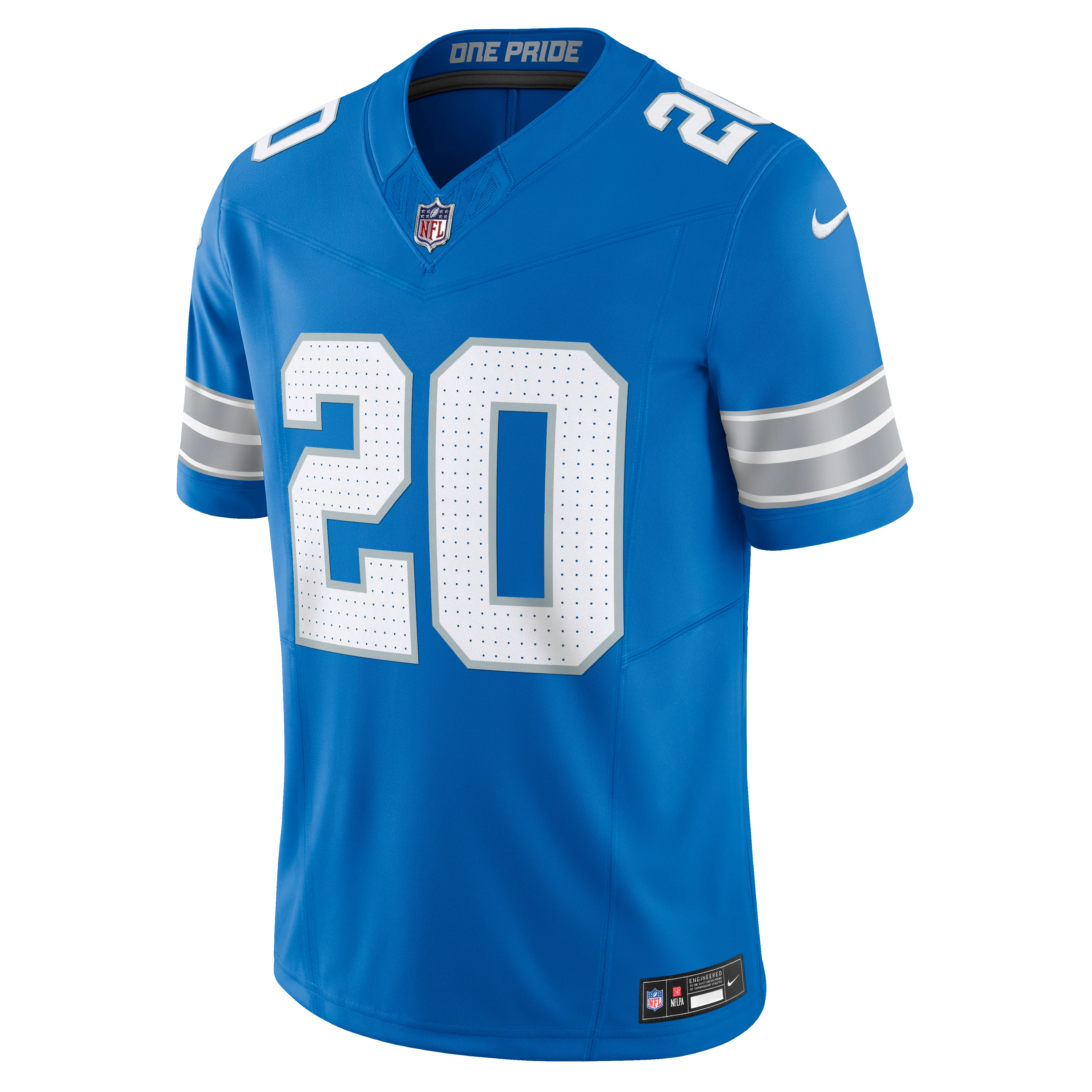 Barry Sanders #20 Detroit Lions Retired Nike Vapor F.U.S.E. Limited Jersey - Blue - Image 3