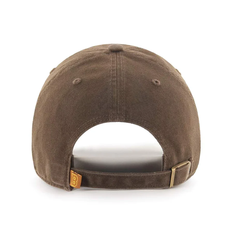 Boston Bruins Brown Vintage Clean Up '47 Brand Adjustable Hat - Image 2