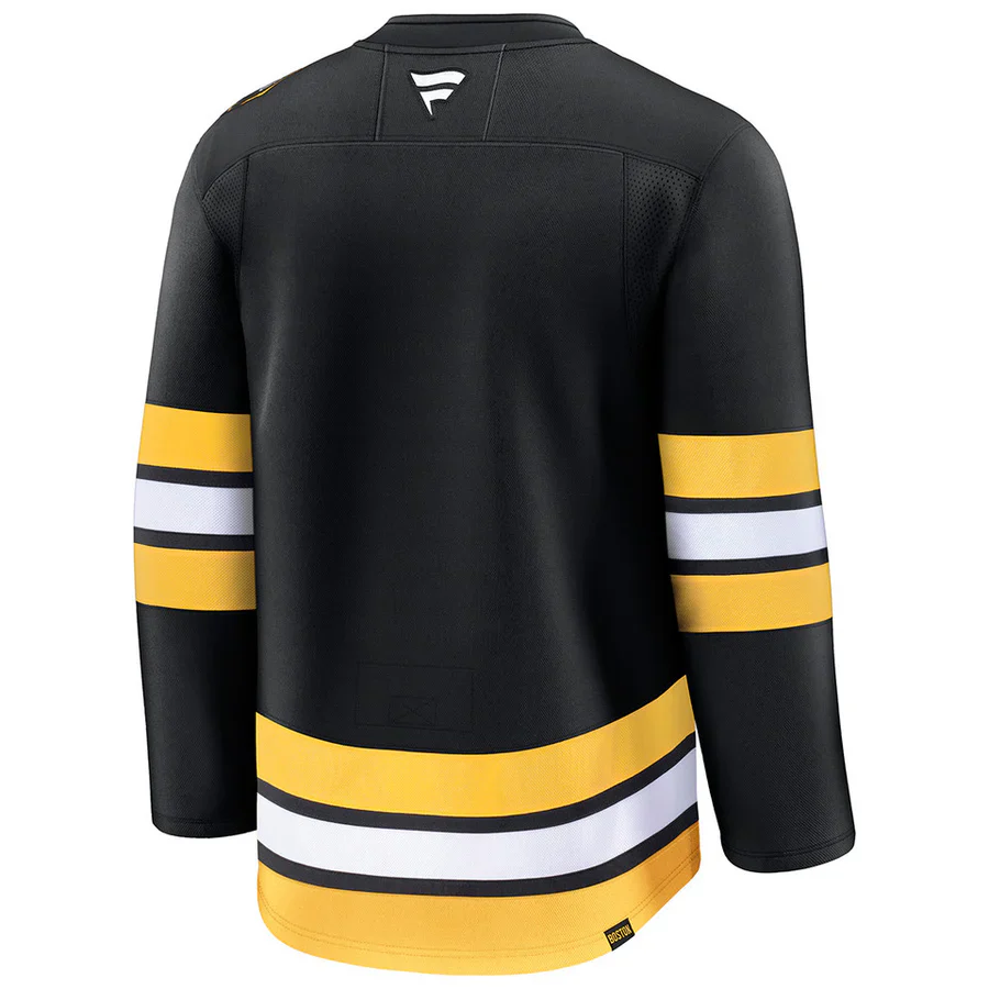 Boston Bruins Fanatics Black Home Premium Jersey - Image 2