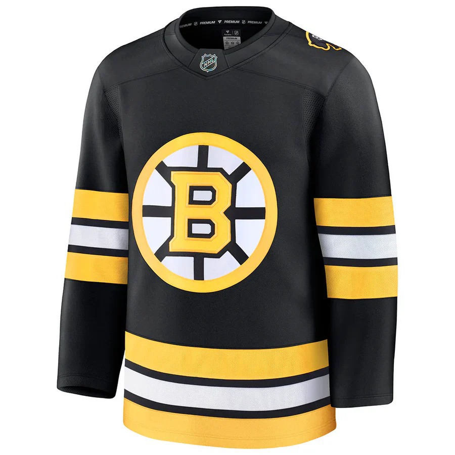 Boston Bruins Fanatics Black Home Premium Jersey - Image 3
