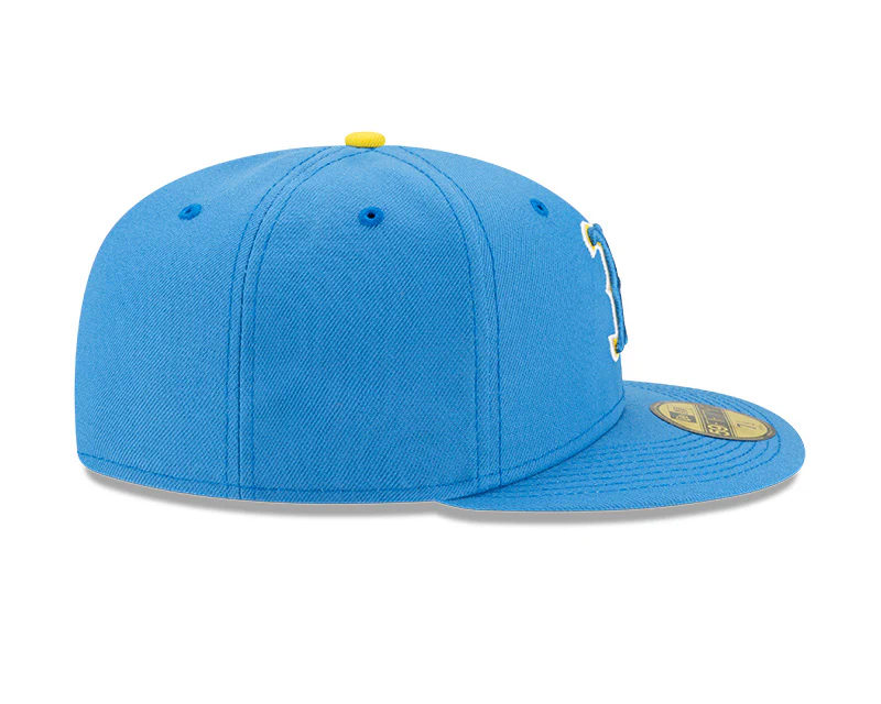 Boston Red Sox New Era Blue/Yellow 2021 City Connect Authentic Collection On-Field 59FIFTY Fitted Hat - Image 6