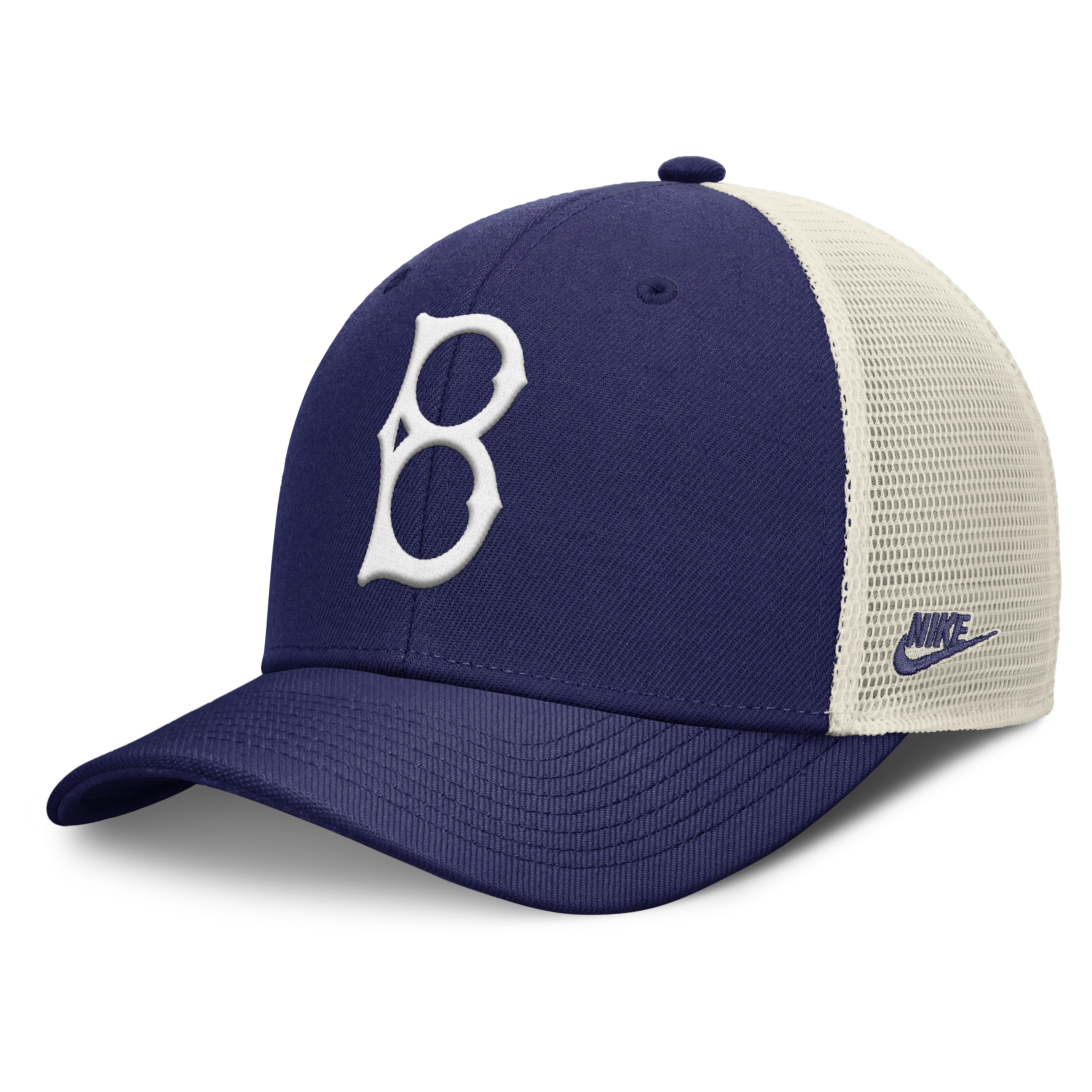 Brooklyn Dodgers Nike Rise Swoosh Performance MeshBack Adjustable Hat