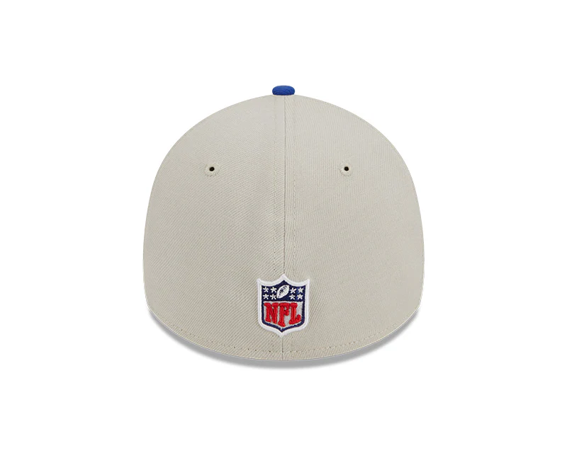Buffalo Bills New Era 2023 Historic Sideline 39THIRTY Flex Hat - Cream/Royal - Image 6