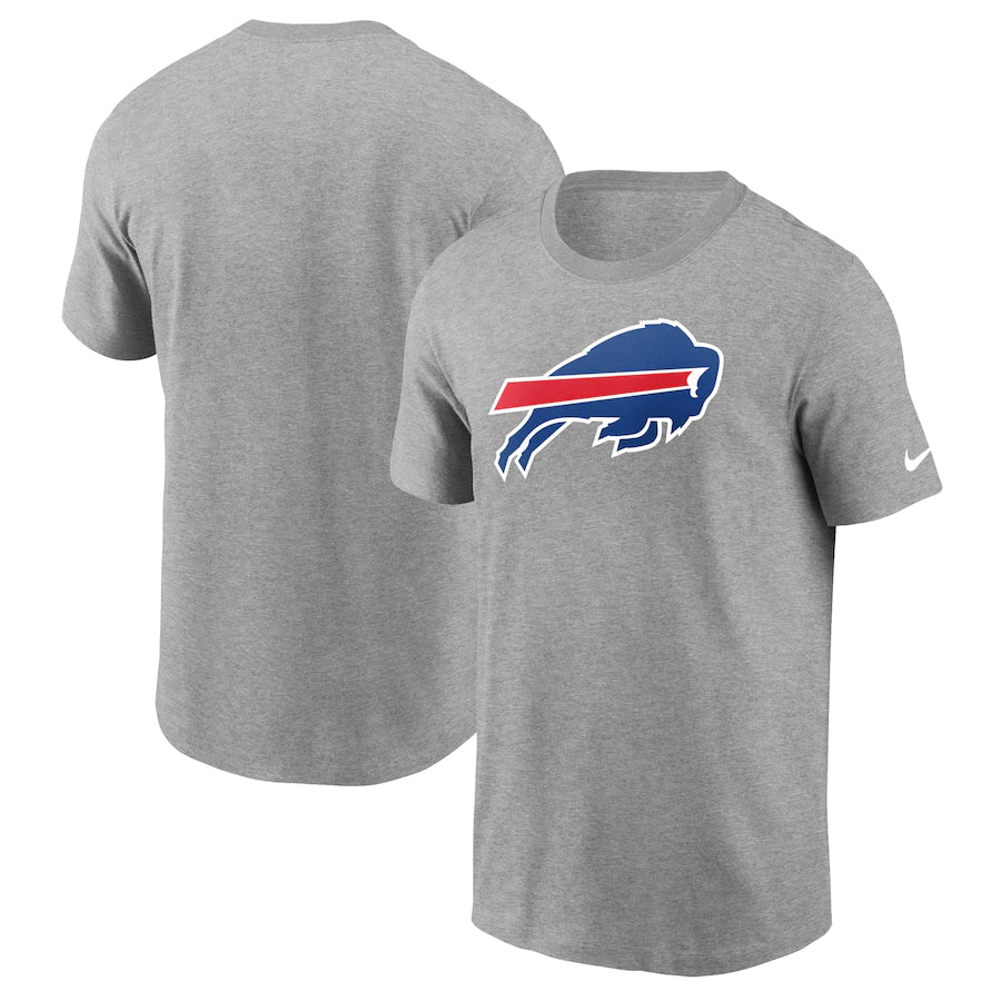 Buffalo Bills Nike Primary Logo T-Shirt - Heathered Gray