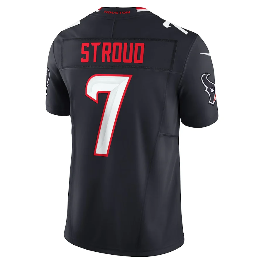 C.J. Stroud #7 Houston Texans Nike Vapor F.U.S.E. Limited Jersey - Black - Image 3