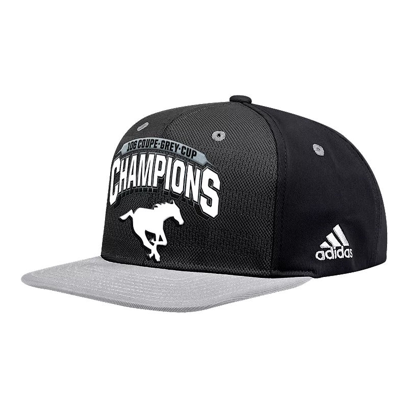 Calgary Stampeders Adidas 2018 Grey Cup Championship Hat SnapBack