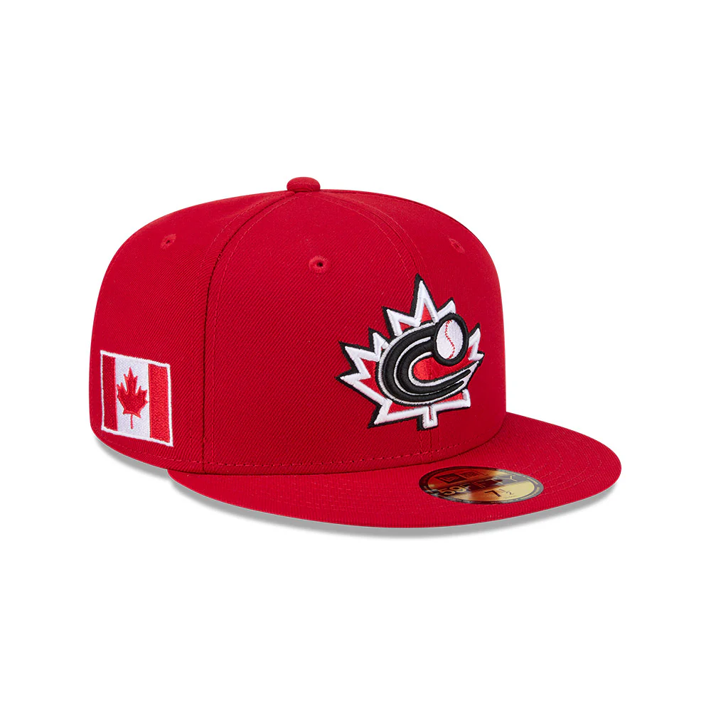 Canada Baseball New Era Red 2026 World Baseball Classic 59FIFTY Fitted Hat - Image 3