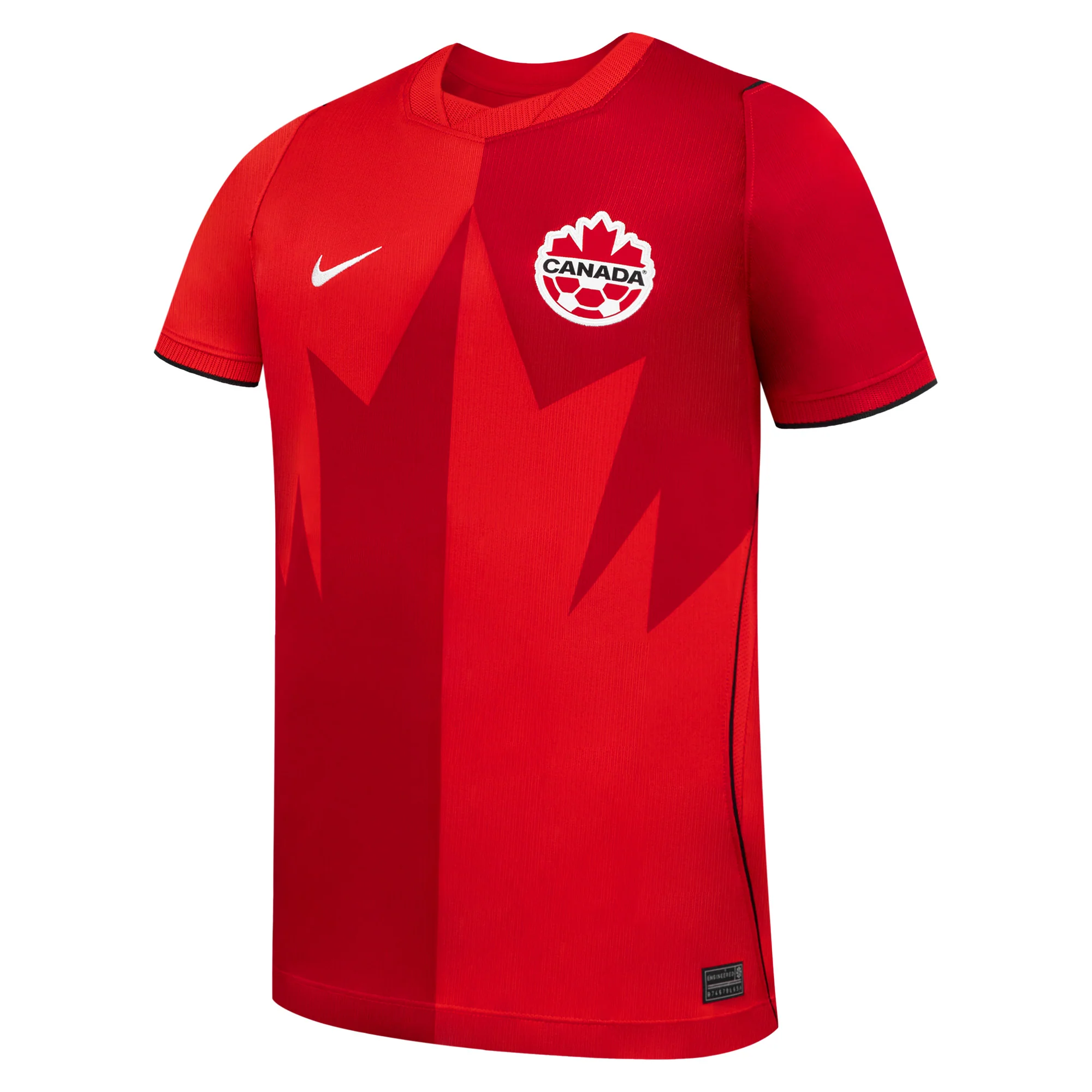 Canada National Soccer Alphonso Davis #19 2026 Fifa World Cup Nike Replica Stadium Jersey - Red - Image 2