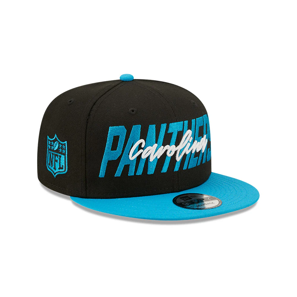 Carolina Panthers New Era 2022 Draft 9Fifty Snapback Hat - Image 3