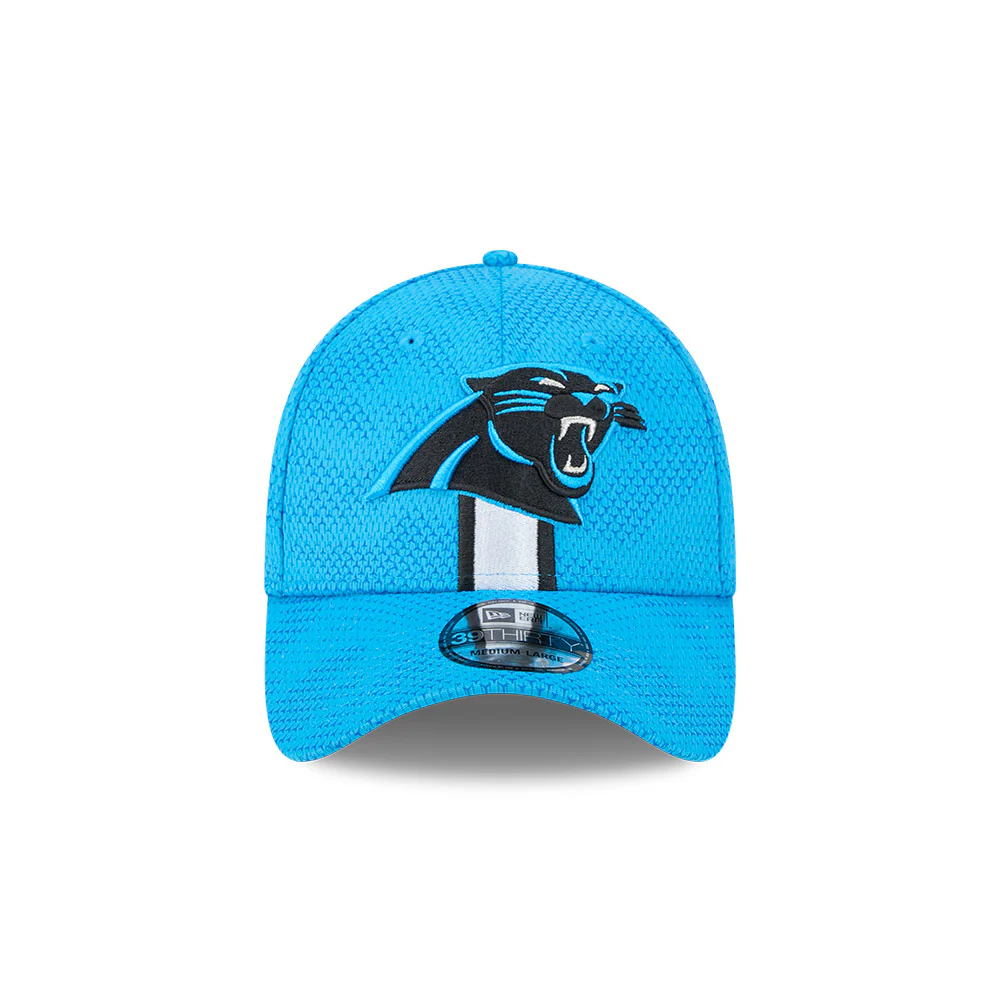 Carolina Panthers NFL 2024 Sideline New Era 39 Thirty Flex Hat - Light Blue - Image 6