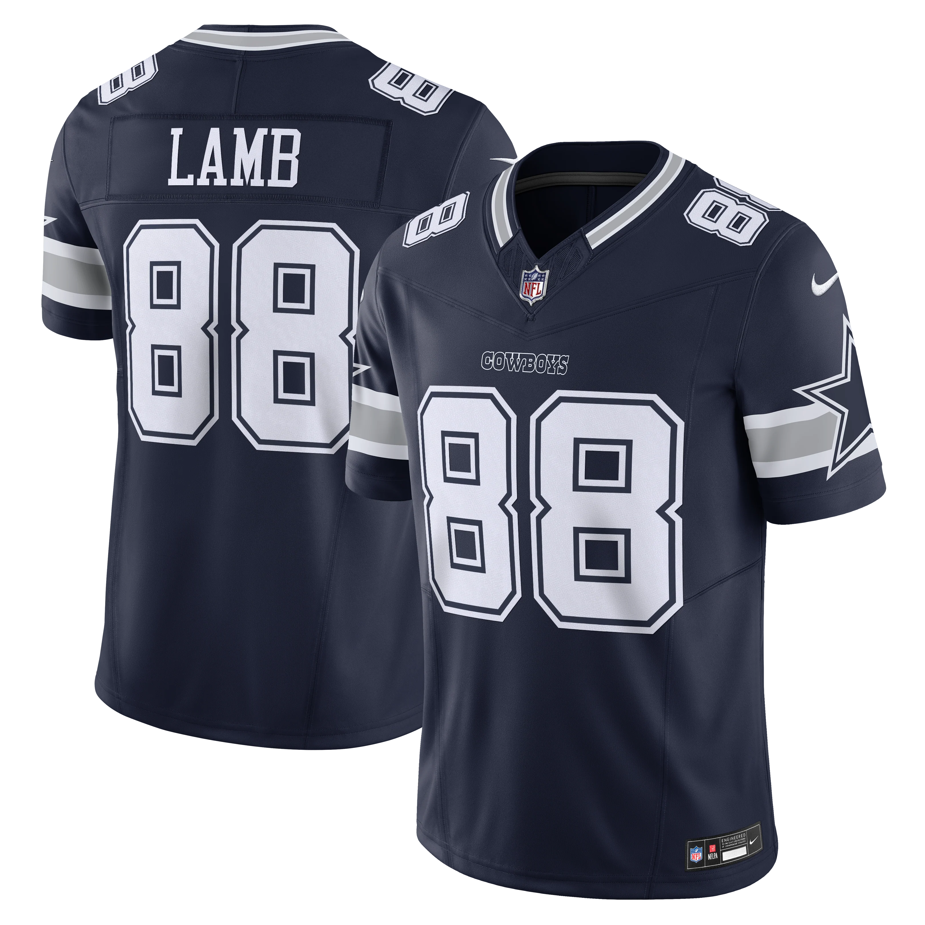CeeDee Lamb #88 Dallas Cowboys Nike Vapor F.U.S.E. Limited Jersey - Navy