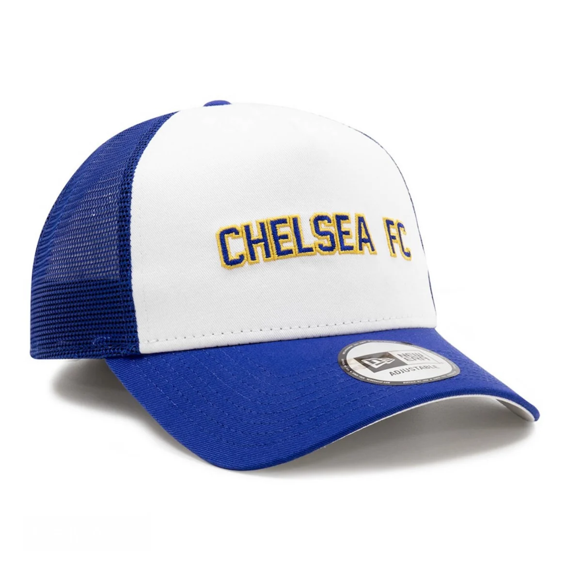 Chelsea Football Club Cotton Wordmark Trucker 9Forty New Era Adjustable Hat - Image 3