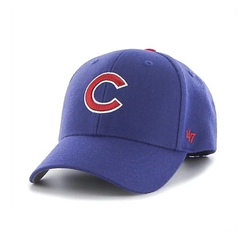 Chicago Cubs Blue 47 Brand MVP Bullpen Basic Adjustable Hat