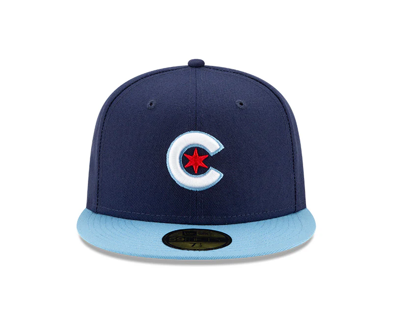 Chicago Cubs New Era Navy 2021 City Connect Authentic Collection On-Field 59FIFTY Fitted Hat - Image 2