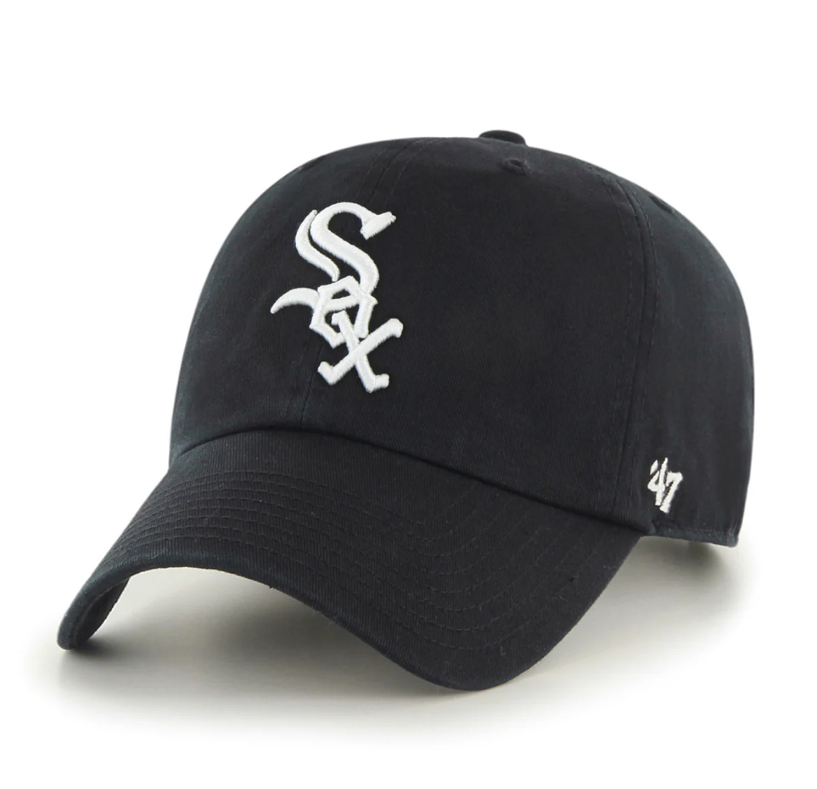 Chicago White Sox Black Clean Up '47 Brand Adjustable Hat