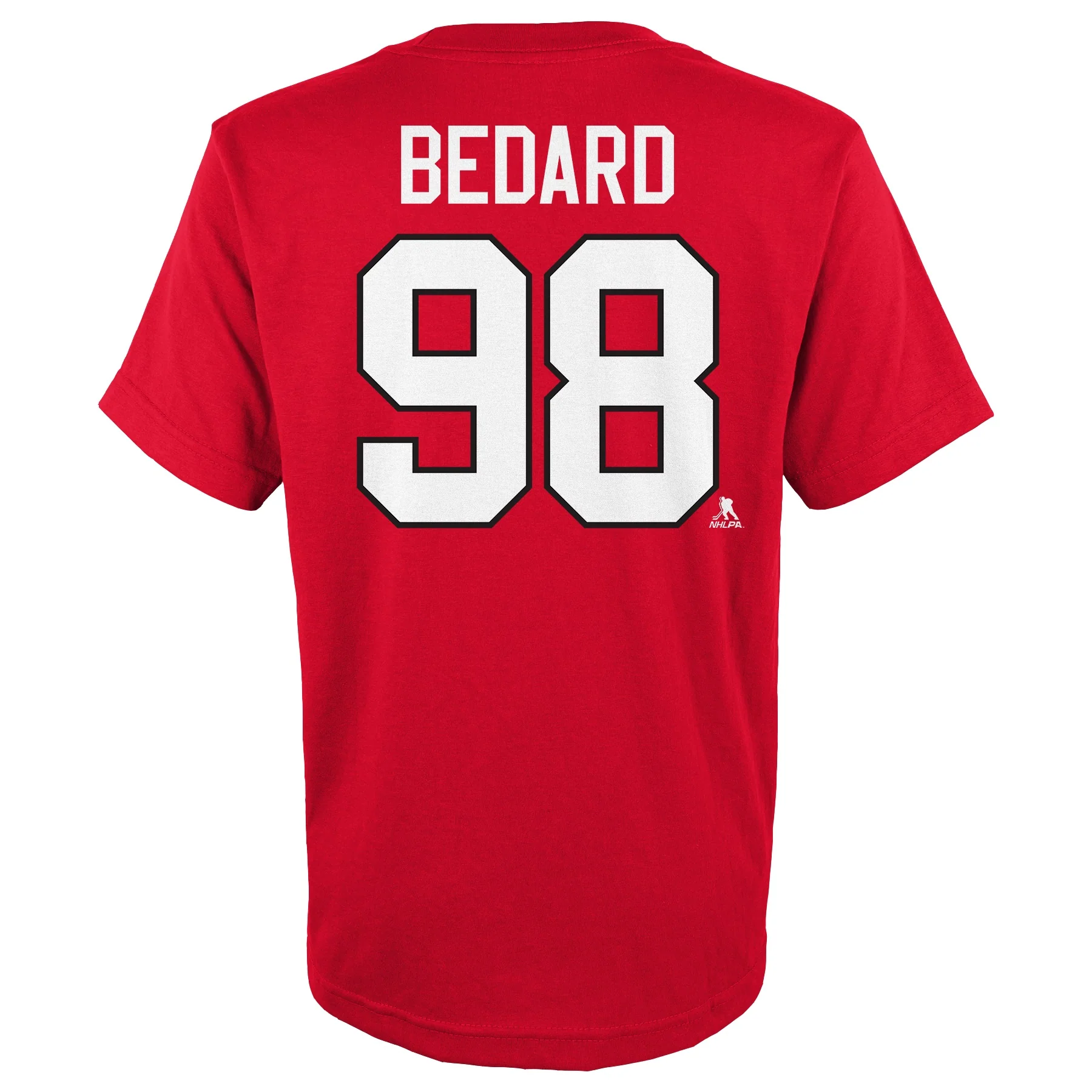 Child Chicago Blackhawks Connor Bedard #98 T-Shirt - Image 3