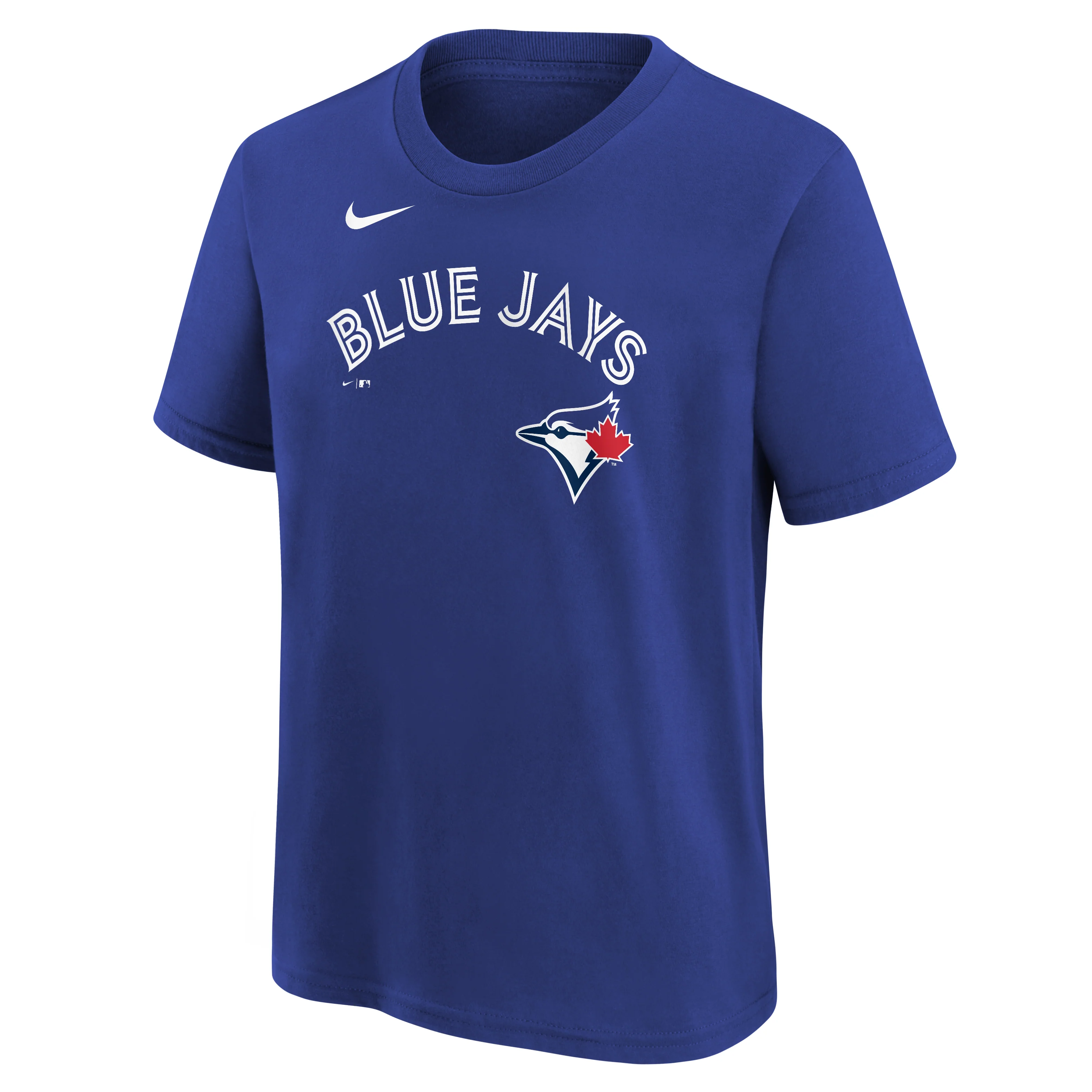 Child Toronto Blue Jays Guerrero Jr. #27 Nike Royal Blue Name & Number T-Shirt - Image 3