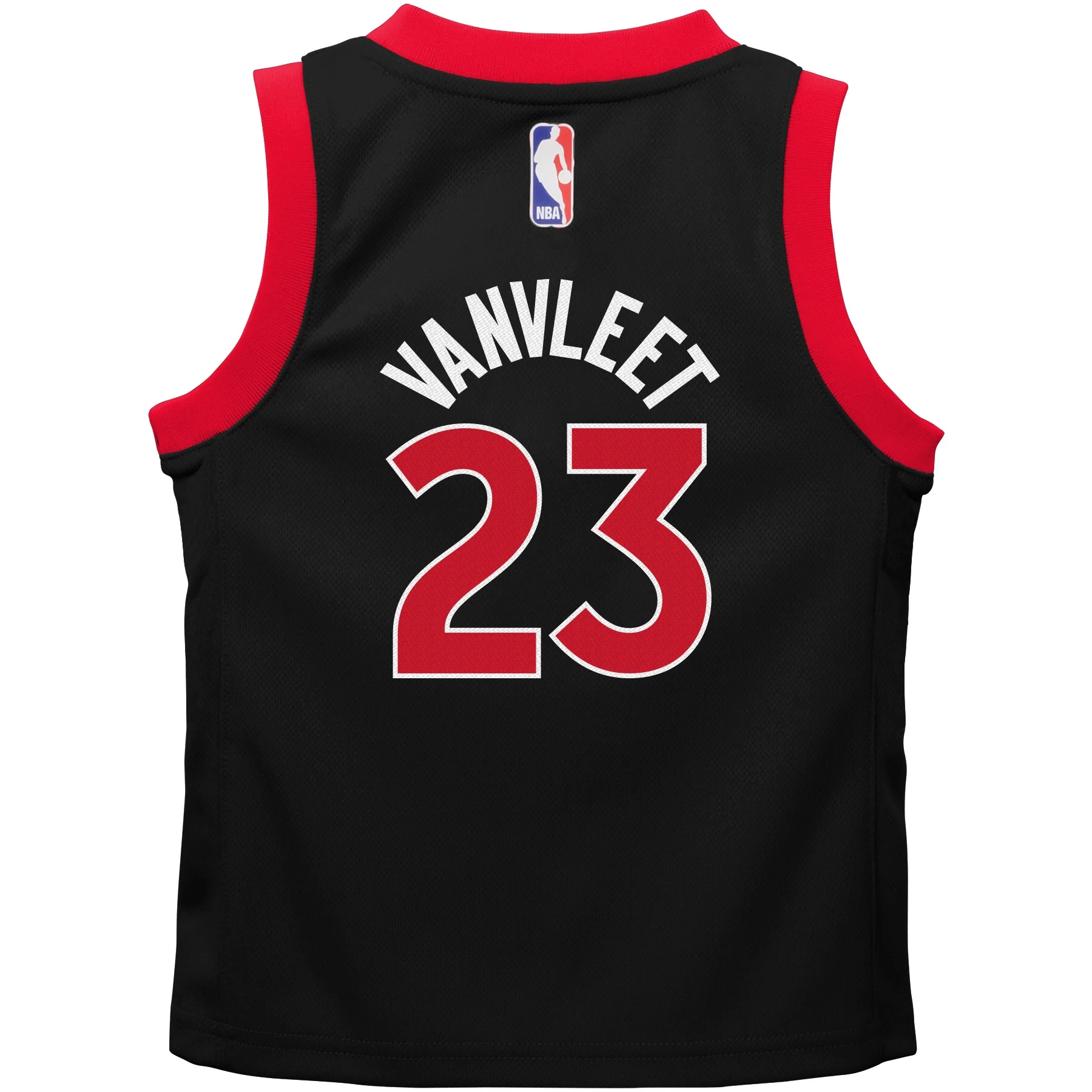 Child Toronto Raptors 2020-21 Fred VanVleet Black Alt - Fast Break Player Jersey – Icon Edition - Image 2