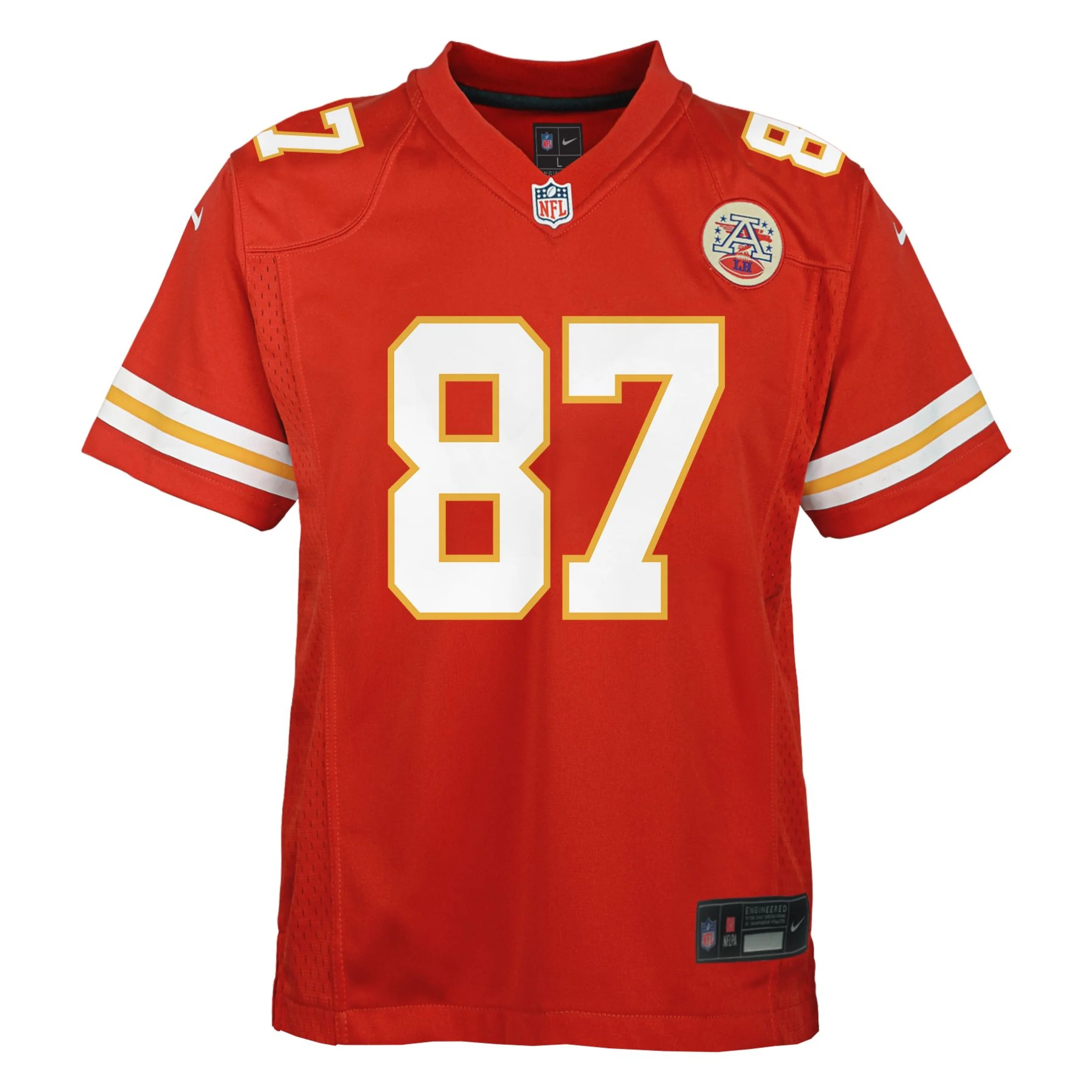Child Travis Kelce #87 Red Kansas City Chiefs Nike - Game Jersey - Image 3